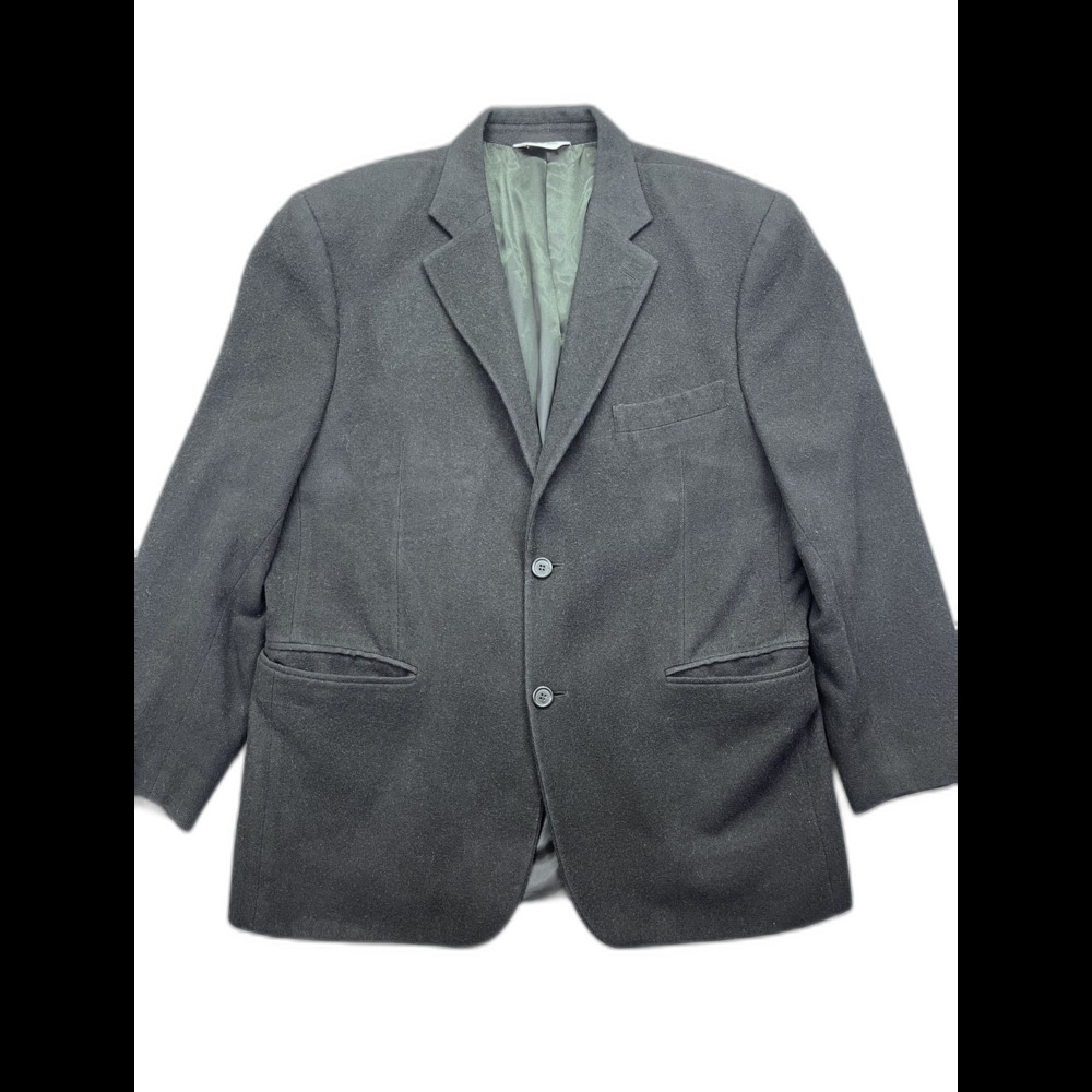Joseph Feiss 100% Camel Hair 40R Dark Grey Blazer Sport Coat Jacket